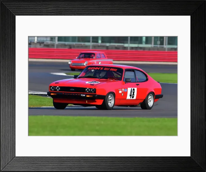 Framed Print : CJ12 3199 Robin Benn, Ford Capri Framed Print : CJ12 3199 Robin Benn, Ford Capri