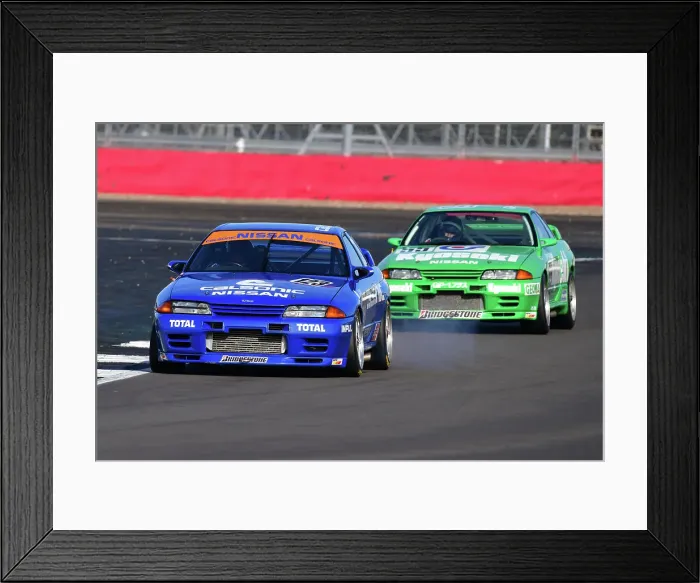 Framed Print : CJ12 3239 Ric Wood, Nissan Skyline GT-R, Jonathan Bailey, Andy Middlehurst, Nissan Skyline