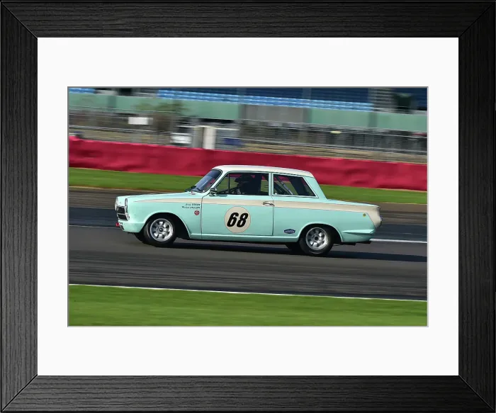Framed Print : CM34 3507 Michael Cullen, Ford Lotus Cortina