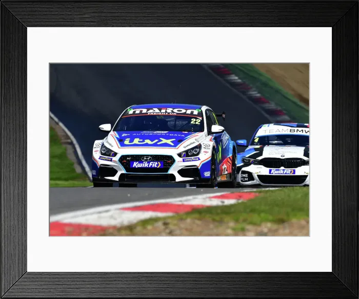 Framed Print : CJ12 4761 Nick Halstead, Hyundai i30N