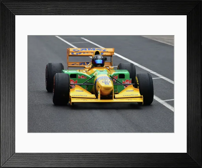 Framed Print : CJ12 6929 ex-Michael Schumacher, 1993, Benetton B193 Framed Print : CJ12 6929 ex-Michael Schumacher, 1993, Benetton B193