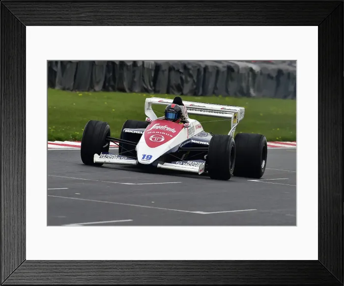Framed Print : CM34 6505 ex-Ayrton Senna, 1984 Toleman TG-184 Framed Print : CM34 6505 ex-Ayrton Senna, 1984 Toleman TG-184