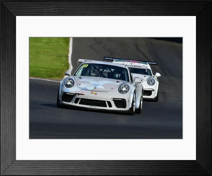 Framed Print : CJ12 9351 Dallas Carroll, Porsche 991-2 Cup Framed Print : CJ12 9351 Dallas Carroll, Porsche 991-2 Cup