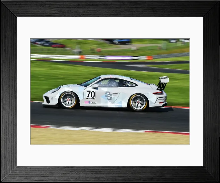 Framed Print : CM34 8509 Dallas Carroll, Porsche 991-2 Cup Framed Print : CM34 8509 Dallas Carroll, Porsche 991-2 Cup