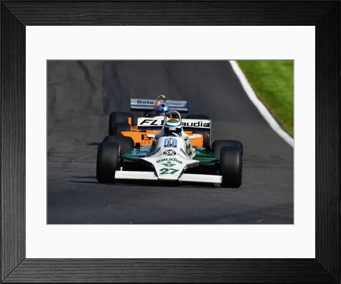 Framed Print : CJ12 9224 Mark Hazell, Williams FW07B Framed Print : CJ12 9224 Mark Hazell, Williams FW07B