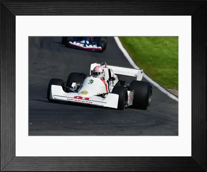 Framed Print : CJ12 9254 Max Werner, Hesketh 308C