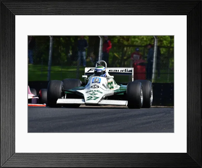 Framed Print : CJ12 9280 Mark Hazell, Williams FW07B Framed Print : CJ12 9280 Mark Hazell, Williams FW07B