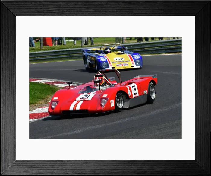 Framed Print : CJ12 9041 Nick Pink, Chris Fox, Lola T210 Framed Print : CJ12 9041 Nick Pink, Chris Fox, Lola T210