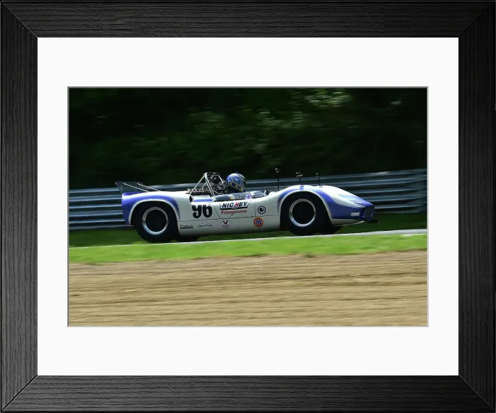 Framed Print : CM34 8002 John Spiers, Nigel Greensall, McLaren M1B Framed Print : CM34 8002 John Spiers, Nigel Greensall, McLaren M1B
