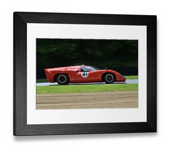 Framed Print : CM34 8065 Chris Beighton, Lola T70 MK3B Framed Print : CM34 8065 Chris Beighton, Lola T70 MK3B