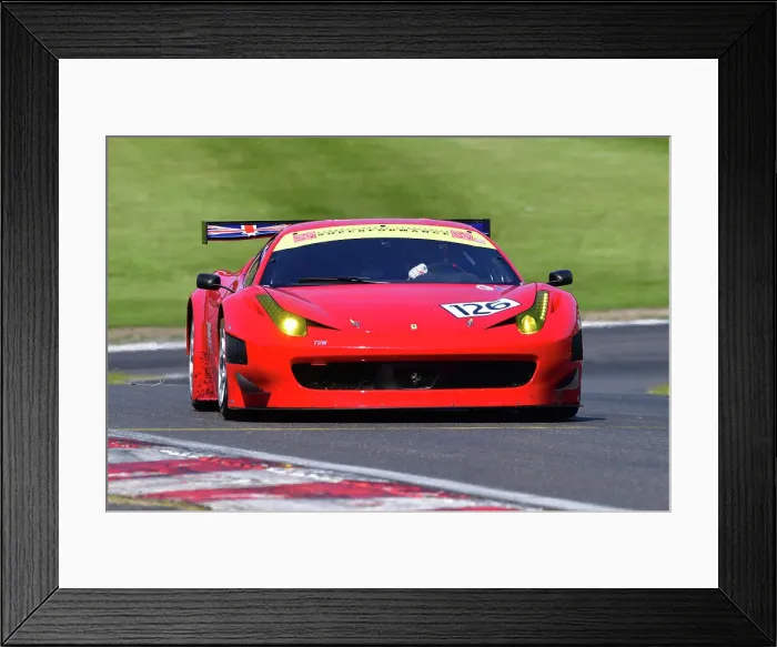 Framed Print : CJ12 8820 Colin Sowter, Ferrari 458 GT3 Framed Print : CJ12 8820 Colin Sowter, Ferrari 458 GT3