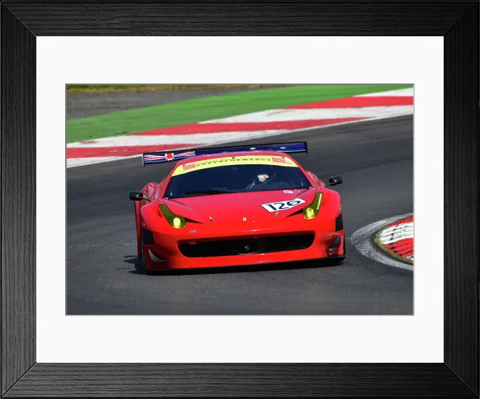 Framed Print : CJ12 8860 Colin Sowter, Ferrari 458 GT3 Framed Print : CJ12 8860 Colin Sowter, Ferrari 458 GT3
