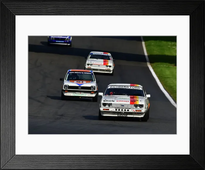 Framed Print : CJ12 9454 Mark Thomas, Ford Capri Framed Print : CJ12 9454 Mark Thomas, Ford Capri