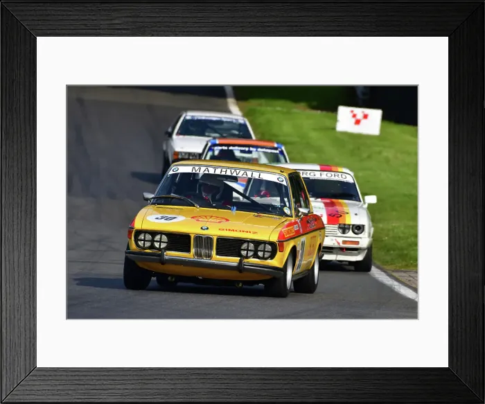 Framed Print : CJ12 9486 James Colburn, BMW 3 litre Si Framed Print : CJ12 9486 James Colburn, BMW 3 litre Si