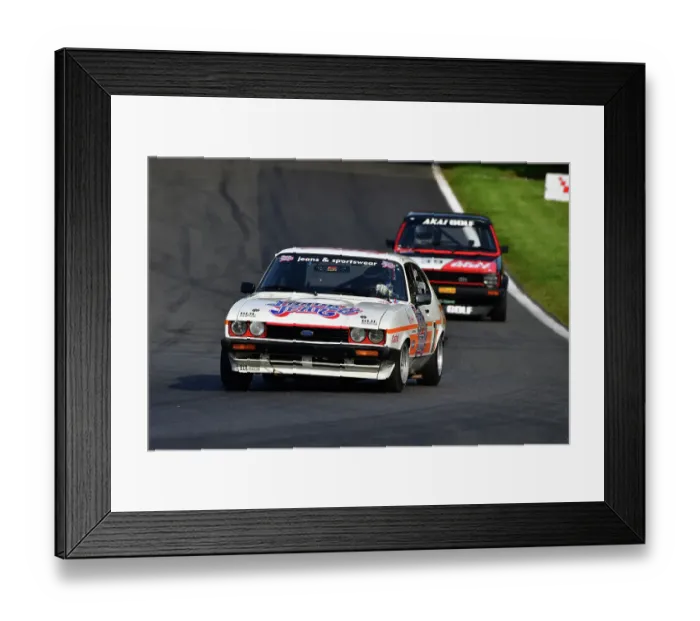 Framed Print : CJ12 9495 James Slaughter, Ford Capri, Frank & Jean Framed Print : CJ12 9495 James Slaughter, Ford Capri, Frank & Jean