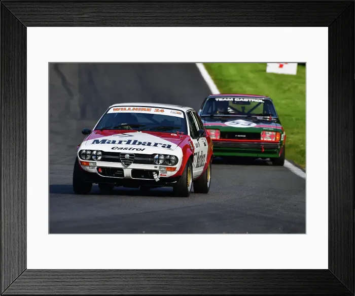 Framed Print : CJ12 9502 James Gibbons, Kei Ando, Alfa Romeo Alfetta GTV Framed Print : CJ12 9502 James Gibbons, Kei Ando, Alfa Romeo Alfetta GTV