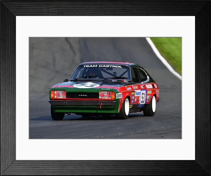 Framed Print : CJ12 9503 Richard Locke, Alice Locke, Ford Capri Mk2 3 litre S Framed Print : CJ12 9503 Richard Locke, Alice Locke, Ford Capri Mk2 3 litre S