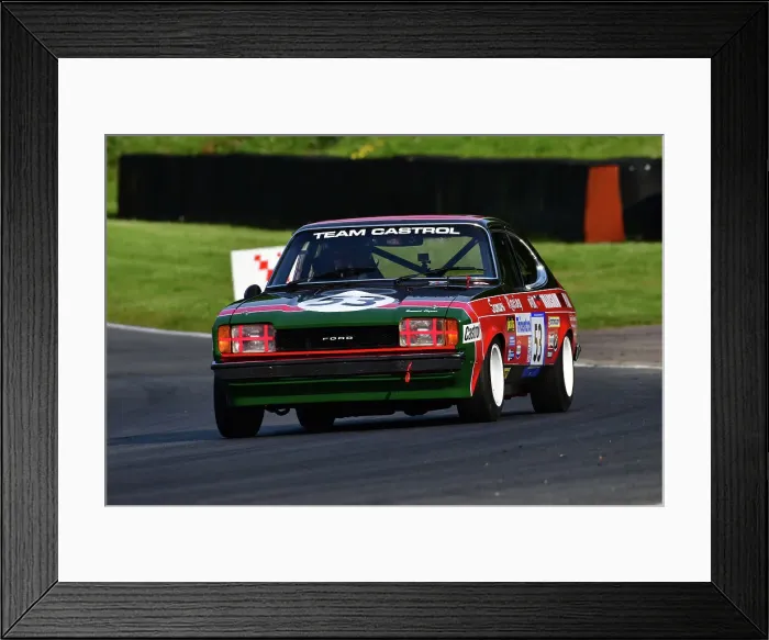 Framed Print : CJ12 9534 Richard Locke, Alice Locke, Ford Capri Mk2 3 litre S Framed Print : CJ12 9534 Richard Locke, Alice Locke, Ford Capri Mk2 3 litre S