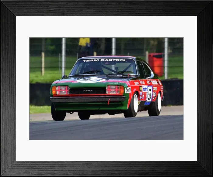 Framed Print : CJ12 9548 Richard Locke, Alice Locke, Ford Capri Mk2 3 litre S Framed Print : CJ12 9548 Richard Locke, Alice Locke, Ford Capri Mk2 3 litre S