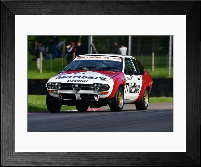 Framed Print : CJ12 9549 James Gibbons, Kei Ando, Alfa Romeo Alfetta GTV Framed Print : CJ12 9549 James Gibbons, Kei Ando, Alfa Romeo Alfetta GTV