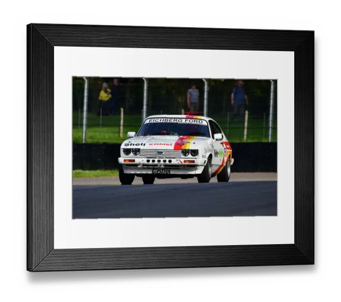 Framed Print : CJ12 9559 Mark Thomas, Ford Capri Framed Print : CJ12 9559 Mark Thomas, Ford Capri
