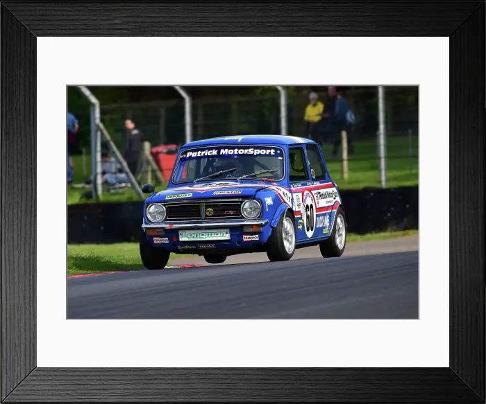 Framed Print : CJ12 9576 Nick Swift, Mini 1275 GT Framed Print : CJ12 9576 Nick Swift, Mini 1275 GT