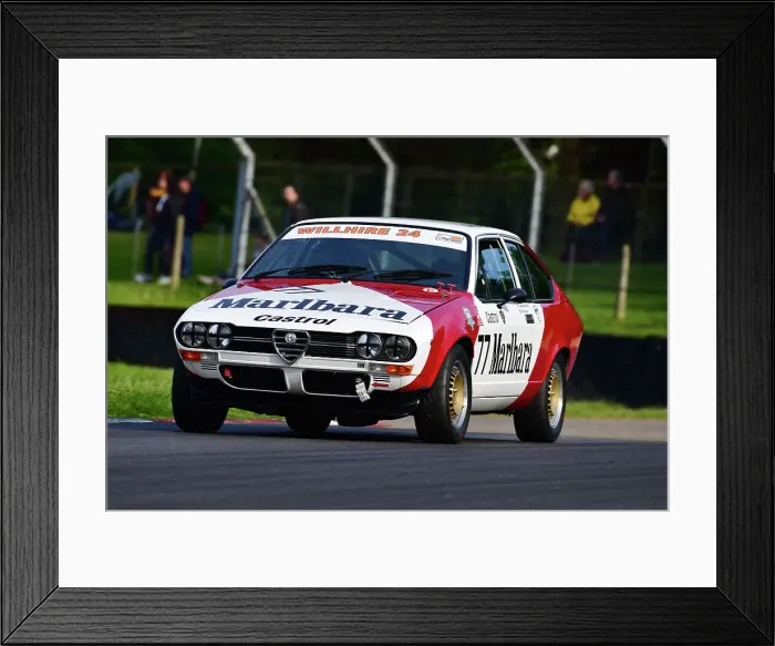 Framed Print : CJ12 9577 James Gibbons, Kei Ando, Alfa Romeo Alfetta GTV Framed Print : CJ12 9577 James Gibbons, Kei Ando, Alfa Romeo Alfetta GTV