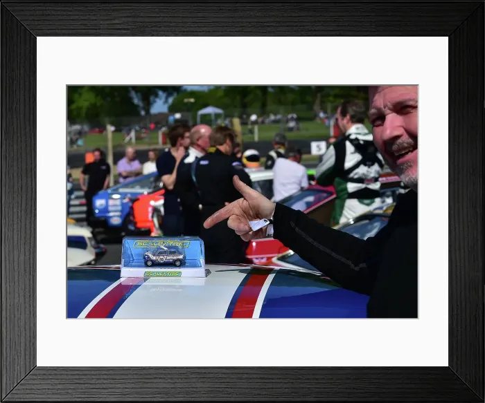 Framed Print : CM34 7803 Nick Swift, Scalextric Mini 1275 GT Framed Print : CM34 7803 Nick Swift, Scalextric Mini 1275 GT