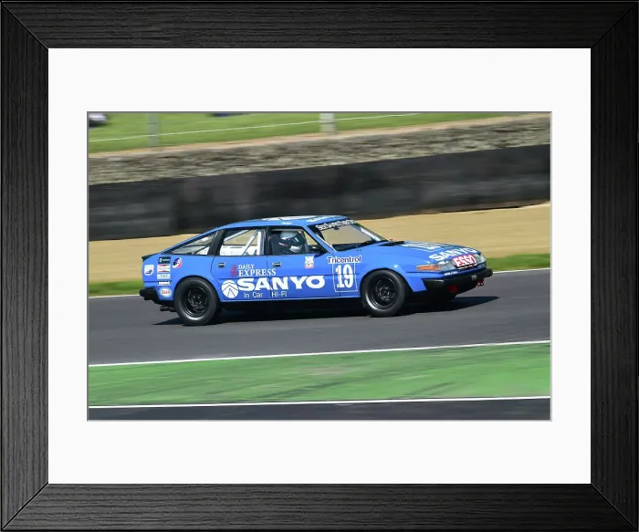 Framed Print : CM34 7813 Michael Whitaker, Rover SD1