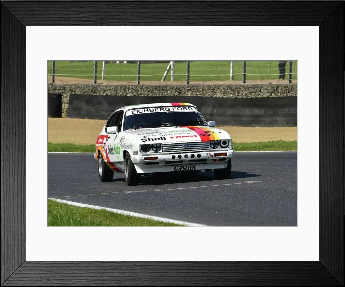 Framed Print : CM34 7907 Mark Thomas, Ford Capri Framed Print : CM34 7907 Mark Thomas, Ford Capri