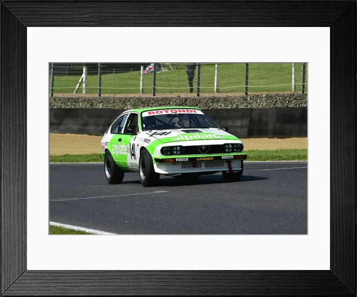 Framed Print : CM34 7912 Paul Clayson, Alfa Romeo GTV6 Framed Print : CM34 7912 Paul Clayson, Alfa Romeo GTV6