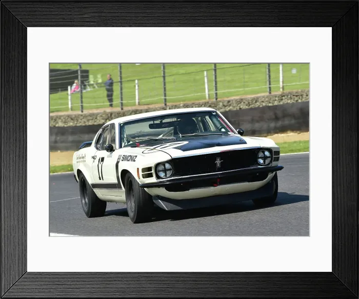 Framed Print : CM34 7945 Fred Shepherd, Ford Mustang Framed Print : CM34 7945 Fred Shepherd, Ford Mustang