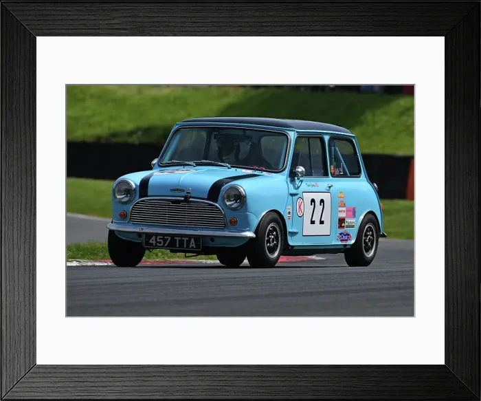 Framed Print : CJ12 9075 Paul Jesty, Ellie Birchenhough, Austin Mini Cooper S Framed Print : CJ12 9075 Paul Jesty, Ellie Birchenhough, Austin Mini Cooper S