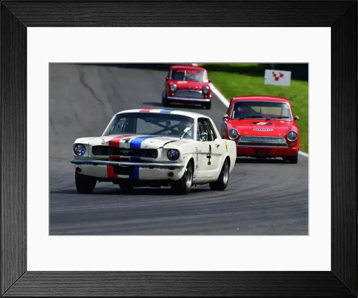 Framed Print : CJ12 9123 David Coyne, Mark Wright, Ford Mustang