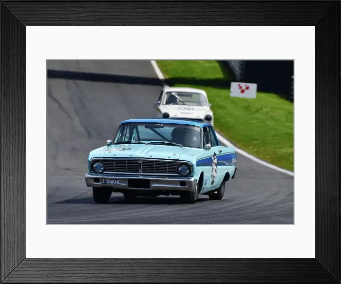 Framed Print : CJ12 9133 Tim Scott Andrews, Ford Falcon