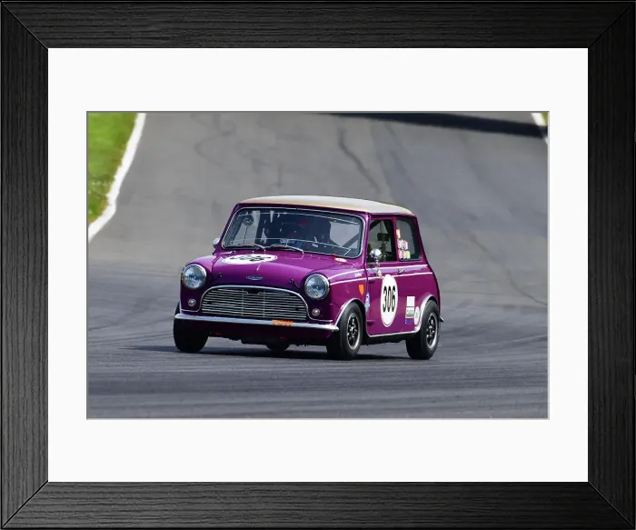 Framed Print : CJ12 9138 Jo Polley, Austin Mini Cooper S Framed Print : CJ12 9138 Jo Polley, Austin Mini Cooper S
