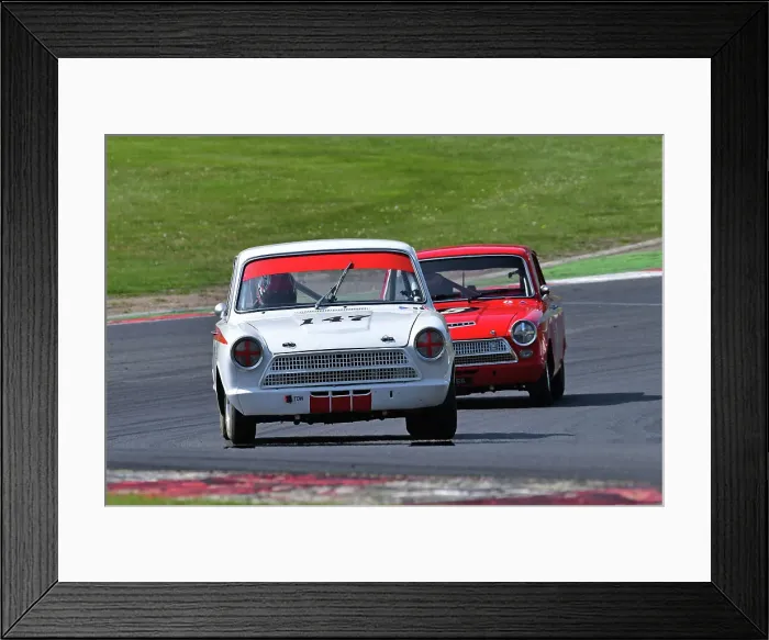 Framed Print : CJ12 9150 Richard Dutton, Neil Brown, Ford Lotus Cortina Framed Print : CJ12 9150 Richard Dutton, Neil Brown, Ford Lotus Cortina