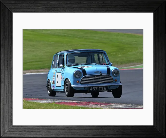 Framed Print : CJ12 9163 Paul Jesty, Ellie Birchenhough, Austin Mini Cooper S Framed Print : CJ12 9163 Paul Jesty, Ellie Birchenhough, Austin Mini Cooper S