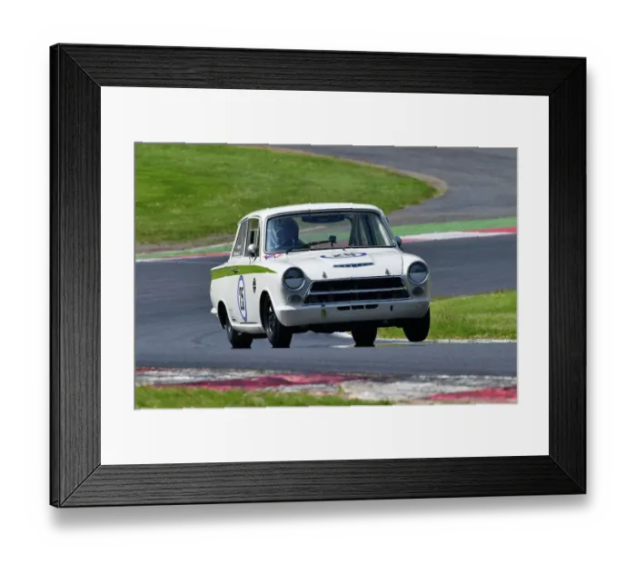 Framed Print : CJ12 9164 James Hagan, Stephen Mawhinney, Ford Lotus Cortina