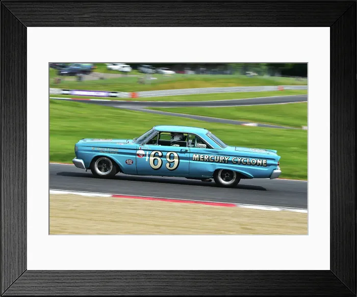 Framed Print : CM34 8111 Roger Wills, George Wills, Mercury Comet Cyclone