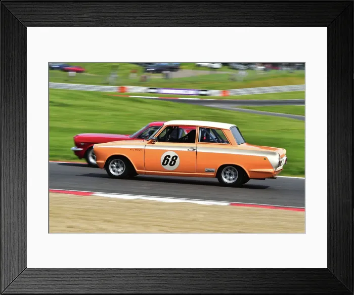 Framed Print : CM34 8124 Patrick Sherrington, Ford Lotus Cortina Framed Print : CM34 8124 Patrick Sherrington, Ford Lotus Cortina