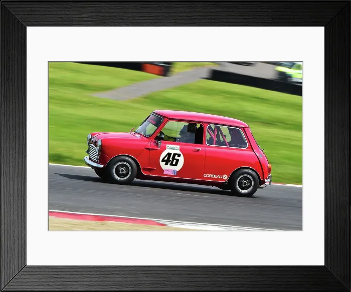 Framed Print : CM34 8131 Ian Curley, Aaron Smith, Austin Mini Cooper S Framed Print : CM34 8131 Ian Curley, Aaron Smith, Austin Mini Cooper S