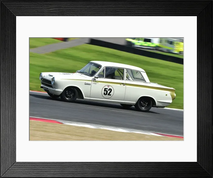 Framed Print : CM34 8141 Matt Neal, Henry Neal, Ford Lotus Cortina Framed Print : CM34 8141 Matt Neal, Henry Neal, Ford Lotus Cortina