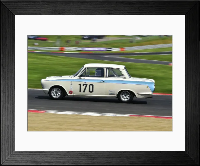 Framed Print : CM34 8216 Marcus Jewell, Ben Clucas, Ford Lotus Cortina Framed Print : CM34 8216 Marcus Jewell, Ben Clucas, Ford Lotus Cortina