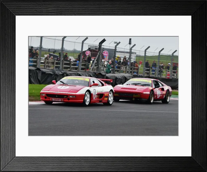 Framed Print : CJ12 6850 Nicky Paul-Barron, Ferrari F355 Challenge, James Cartwright, Ferrari 328 GTB Framed Print : CJ12 6850 Nicky Paul-Barron, Ferrari F355 Challenge, James Cartwright, Ferrari 328 GTB