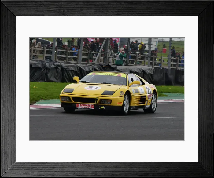 Framed Print : CJ12 6867 Robin Biesbroek, Ferrari 348 Challenge