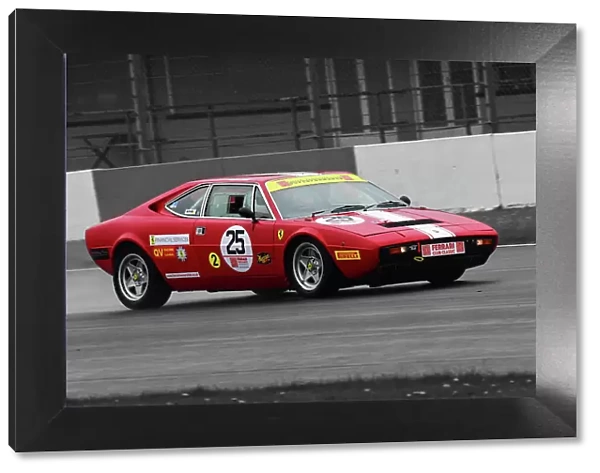 CJ12 7462 B W Red Richard Fenny, Ferrari 308 GT4