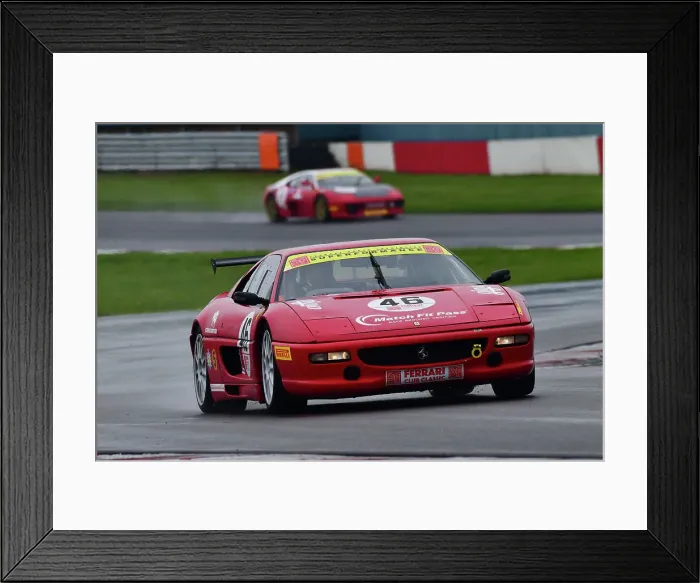 Framed Print : CJ12 7490 Tristan Simpson, Ferrari F355 Challenge Framed Print : CJ12 7490 Tristan Simpson, Ferrari F355 Challenge