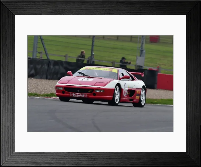 Framed Print : CM34 6466 Nicky Paul-Barron, Ferrari F355 Challenge