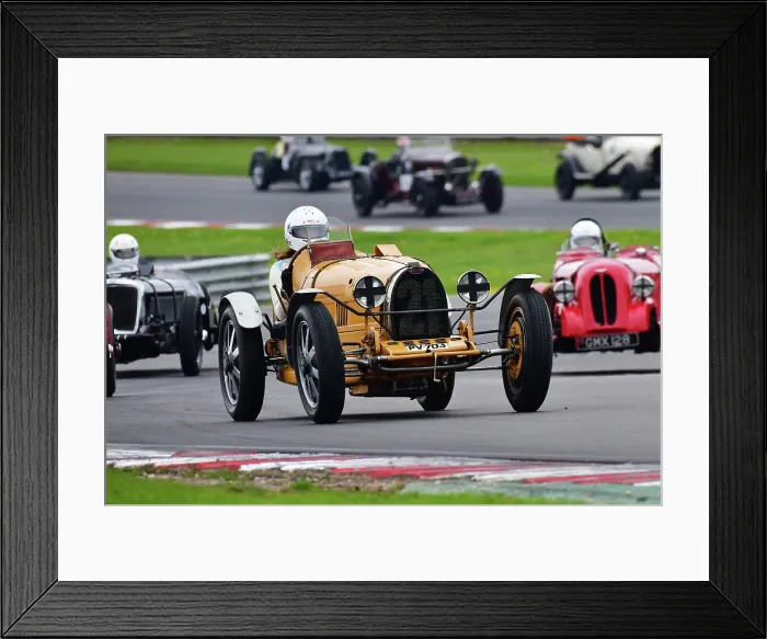 Framed Print : CJ12 7334 Jonathan Bailey, Bugatti 35C